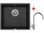 Set Sinks Frame 457 Pureblack + Vitalia