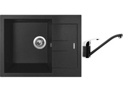Set Sinks AMANDA 650 Metalblack + batéria Sinks PRONTO Metalblack