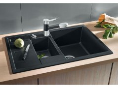 Granitový drez Blanco Metra 6 S Compact kávová s excentrom