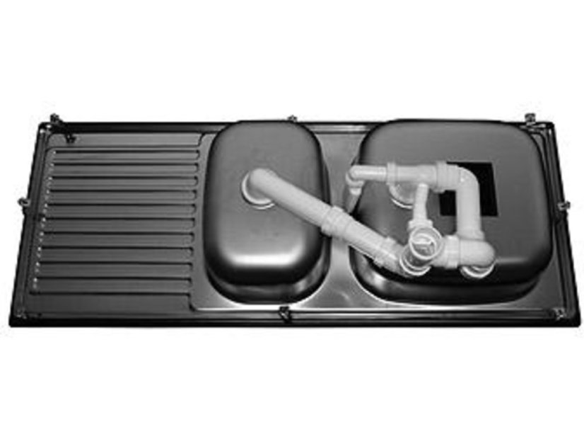 Nerezový dřez Blanco TOP EZS 11 x 4 Nerez přírodní lesk