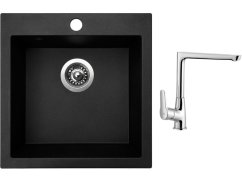Set Sinks VIVA 455 Granblack + batéria Sinks batéria CASPIRA chróm Set Sinks VIVA 455 Granblack + batéria Sinks batéria CASPIRA chróm